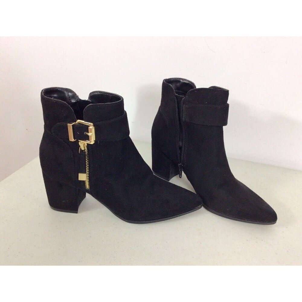 Unisa Black Ankle Boots Womens 7 - Picture 2 of 11